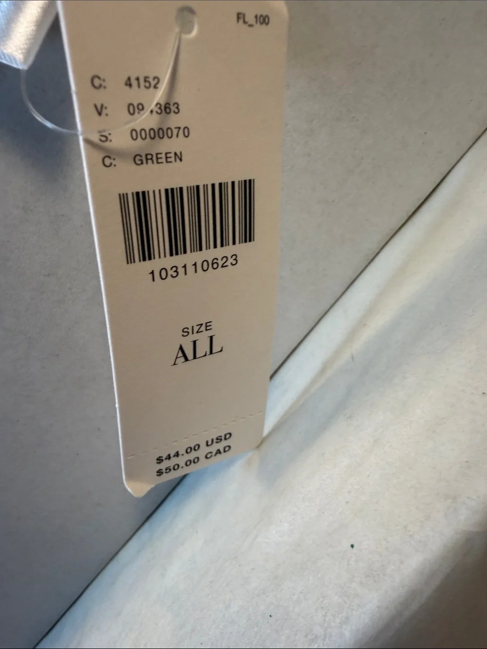 Anthropologie Green Trucker Hat with Peach Lettering